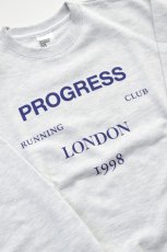 画像5: Progress Running Club (プログレスランニングクラブ)  LONDON SWEAT SHIRT [ASH] (5)