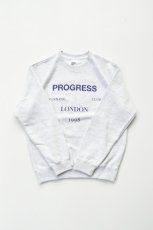 画像2: Progress Running Club (プログレスランニングクラブ)  LONDON SWEAT SHIRT [ASH] (2)