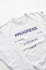 画像3: Progress Running Club (プログレスランニングクラブ)  LONDON SWEAT SHIRT [ASH] (3)