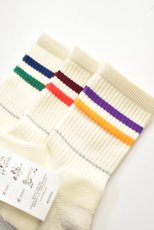 画像5: RoToTo (ロトト) ALLROUNDER 2 STRIPE MERINO CREW SOCKS [3-colors] (5)