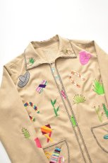 画像3: oaxaca (オアハカ) Souvenir Jacket [KHAKI/MULTI] (3)