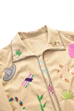 画像4: oaxaca (オアハカ) Souvenir Jacket [KHAKI/MULTI] (4)