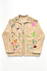 画像2: oaxaca (オアハカ) Souvenir Jacket [KHAKI/MULTI] (2)