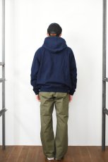 画像16: TYCA (タイカ) INDIGO HOODED SWEAT PARKA [STONE WASHED] (16)