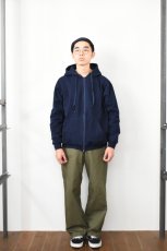 画像13: TYCA (タイカ) INDIGO HOODED SWEAT PARKA [STONE WASHED] (13)