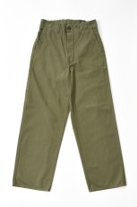 画像2: orslow (オアスロウ) WIDE FIT FRENCH WORK PANTS [ARMY GREEN] (2)