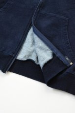 画像9: TYCA (タイカ) INDIGO HOODED SWEAT PARKA [STONE WASHED] (9)