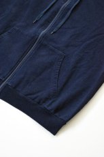 画像6: TYCA (タイカ) INDIGO HOODED SWEAT PARKA [STONE WASHED] (6)