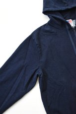 画像5: TYCA (タイカ) INDIGO HOODED SWEAT PARKA [STONE WASHED] (5)