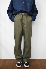 画像15: orslow (オアスロウ) WIDE FIT FRENCH WORK PANTS [ARMY GREEN] (15)