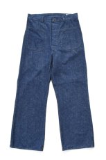 画像2: orslow (オアスロウ) DENIM WIDE FLARE PANTS [ONE WASH] (2)