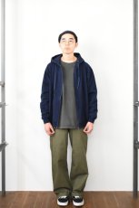 画像18: TYCA (タイカ) INDIGO HOODED SWEAT PARKA [STONE WASHED] (18)