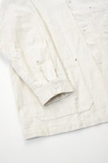 画像7: SOWBOW (ソウボウ) SOWBOW SHIRT SPORT JACKET 10oz HEMP [DENIM NATURAL] (7)