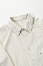 画像3: SOWBOW (ソウボウ) SOWBOW SHIRT SPORT JACKET 10oz HEMP [DENIM NATURAL] (3)