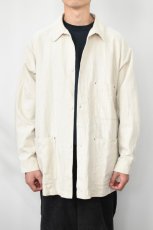 画像15: SOWBOW (ソウボウ) SOWBOW SHIRT SPORT JACKET 10oz HEMP [DENIM NATURAL] (15)