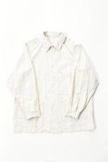 画像2: SOWBOW (ソウボウ) SOWBOW SHIRT SPORT JACKET 10oz HEMP [DENIM NATURAL] (2)