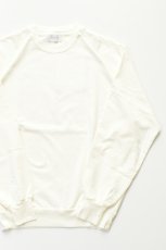 画像1: FLISTFIA (フリストフィア) Loose Fit Crew Neck Sweat [OFF WHITE] (1)