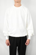 画像10: FLISTFIA (フリストフィア) Loose Fit Crew Neck Sweat [OFF WHITE] (10)