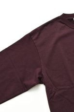 画像4: FLISTFIA (フリストフィア) Loose Fit Crew Neck Sweat [BLACK PURPLE] (4)