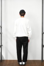 画像16: FLISTFIA (フリストフィア) Loose Fit Crew Neck Sweat [OFF WHITE] (16)