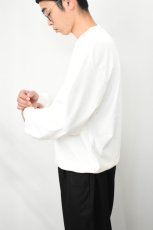 画像11: FLISTFIA (フリストフィア) Loose Fit Crew Neck Sweat [OFF WHITE] (11)