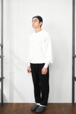 画像14: FLISTFIA (フリストフィア) Loose Fit Crew Neck Sweat [OFF WHITE] (14)