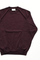 画像1: FLISTFIA (フリストフィア) Loose Fit Crew Neck Sweat [BLACK PURPLE] (1)