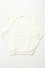 画像2: FLISTFIA (フリストフィア) Loose Fit Crew Neck Sweat [OFF WHITE] (2)