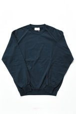 画像2: FLISTFIA (フリストフィア) Loose Fit Crew Neck Sweat [GREEN BLUE] (2)