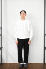 画像13: FLISTFIA (フリストフィア) Loose Fit Crew Neck Sweat [OFF WHITE] (13)