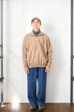 画像17: mocT (モクティー) BD FLEECE HALF ZIP SWEAT P/O [BROWN] (17)