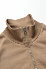 画像5: mocT (モクティー) BD FLEECE HALF ZIP SWEAT P/O [BROWN] (5)