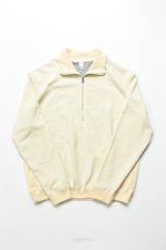 画像2: mocT (モクティー) BD FLEECE HALF ZIP SWEAT P/O [YELLOW] (2)