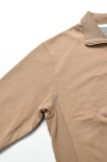 画像6: mocT (モクティー) BD FLEECE HALF ZIP SWEAT P/O [BROWN] (6)