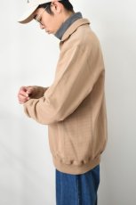 画像15: mocT (モクティー) BD FLEECE HALF ZIP SWEAT P/O [BROWN] (15)