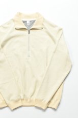 画像1: mocT (モクティー) BD FLEECE HALF ZIP SWEAT P/O [YELLOW] (1)