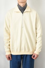 画像14: mocT (モクティー) BD FLEECE HALF ZIP SWEAT P/O [YELLOW] (14)