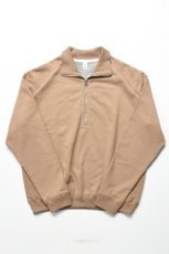 画像2: mocT (モクティー) BD FLEECE HALF ZIP SWEAT P/O [BROWN] (2)