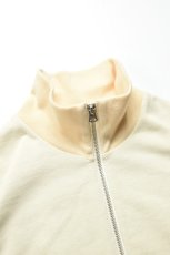 画像5: mocT (モクティー) BD FLEECE HALF ZIP SWEAT P/O [YELLOW] (5)