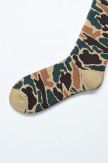 画像3: RoToTo (ロトト) PILE CAMO CREW SOCKS [KHAKI] (3)