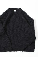 画像1: MEIAS (メイアス) WOOL SLUB LOW GAUGE PO [BLACK] (1)