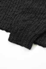 画像13: MEIAS (メイアス) WOOL SLUB LOW GAUGE PO [BLACK] (13)