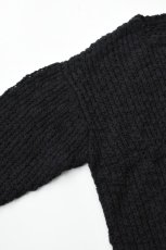 画像12: MEIAS (メイアス) WOOL SLUB LOW GAUGE PO [BLACK] (12)