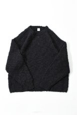 画像9: MEIAS (メイアス) WOOL SLUB LOW GAUGE PO [BLACK] (9)