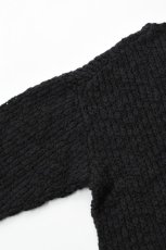 画像17: MEIAS (メイアス) WOOL SLUB LOW GAUGE PO [BLACK] (17)