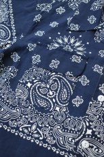 画像8: Behind The River (ビハインドザリバー) Portland Bandana Shirts [NAVY] (8)