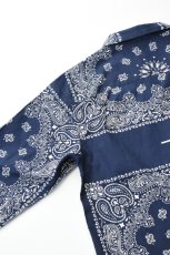 画像15: Behind The River (ビハインドザリバー) Portland Bandana Shirts [NAVY] (15)