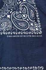 画像17: Behind The River (ビハインドザリバー) Portland Bandana Shirts [NAVY] (17)