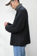 画像3: MEIAS (メイアス) WOOL SLUB LOW GAUGE PO [BLACK] (3)