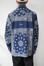 画像20: Behind The River (ビハインドザリバー) Portland Bandana Shirts [NAVY] (20)